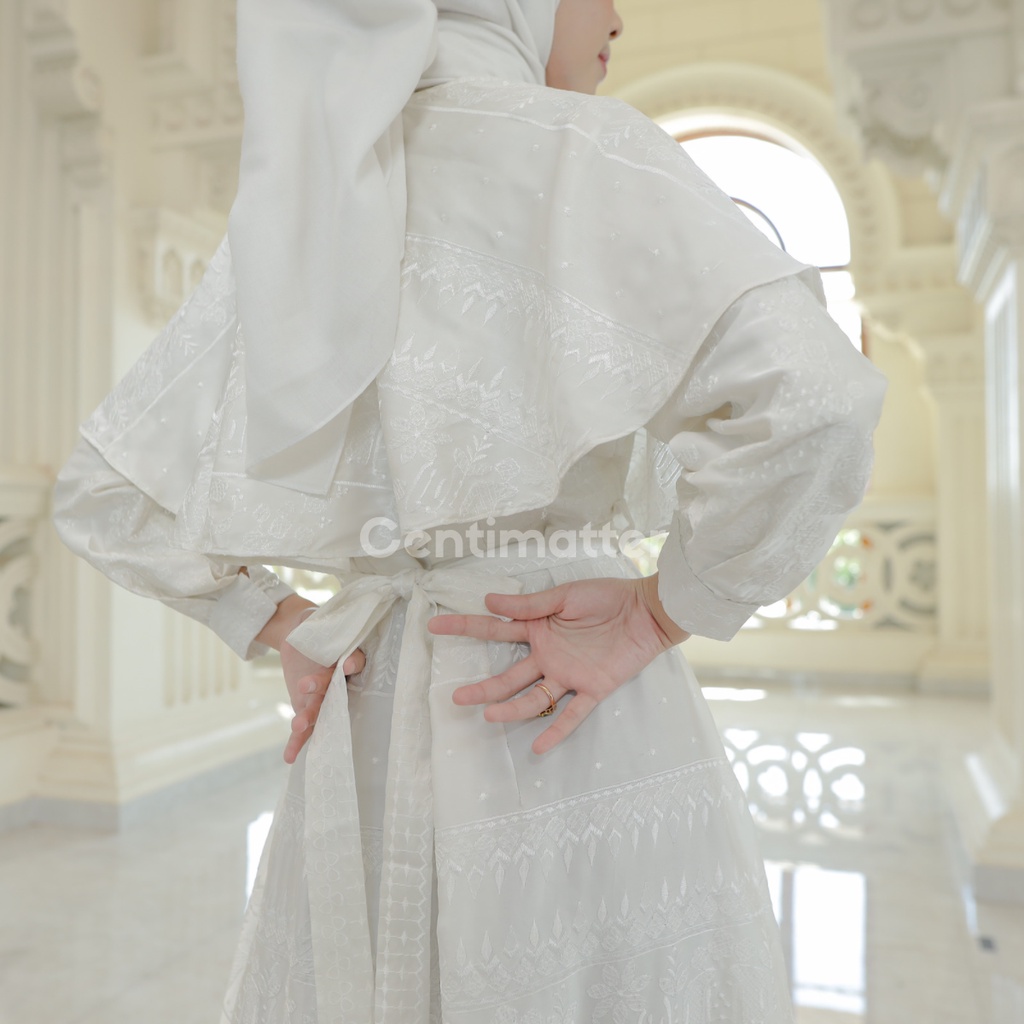 Centimatter - Jasmina Gamis Long Dress White