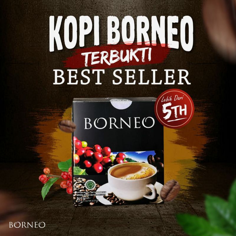 

KOPI BORNEO 125 GRAM (5 SACHET 1 KOTAK) - MENINGKATKAN STAMINA TUBUH