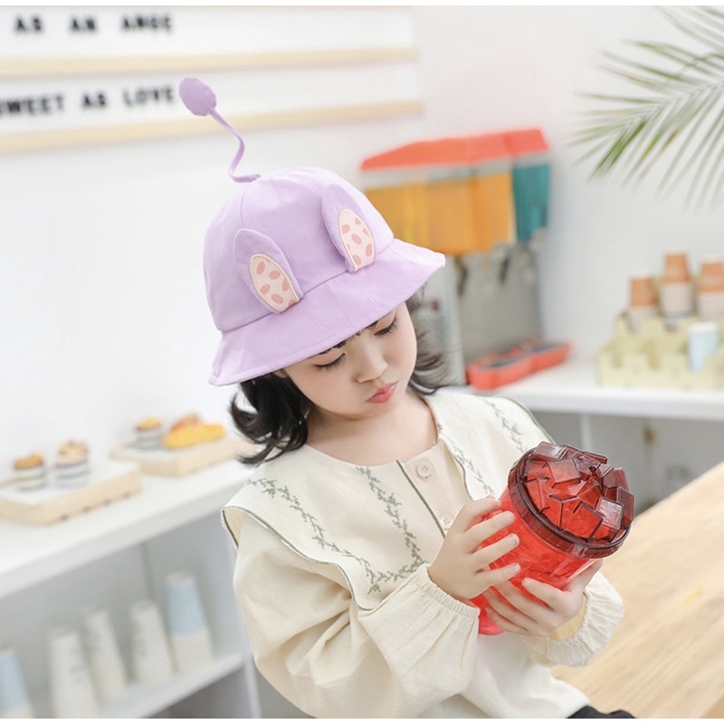 3 4 5 tahun Topi Bucket Anak Perempuan Model Kelinci Do Me A Dream