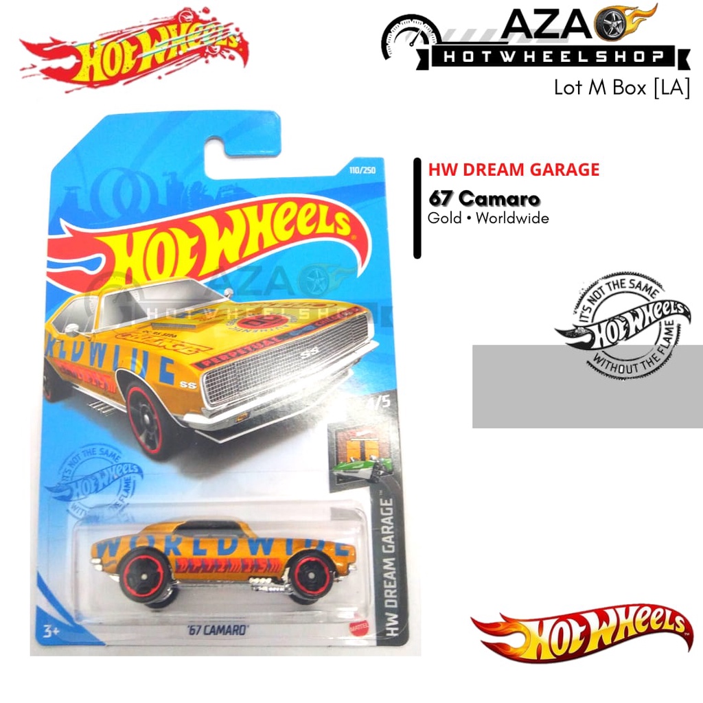 NEW ARRIVAL | Diecast Hot Wheels 67 CAMARO GOLD HW Hotwheels Worldwide Mobil Mainan Anak Lot M 2021 Reguler Basic Termurah Curah Murah Scale 1/64