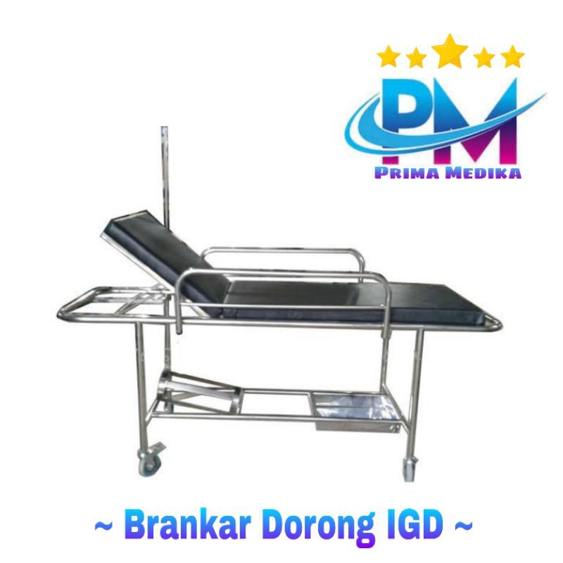 Bed Transfer Pasien / Brankar IGD , UGD / Brankar Dorong Pasien