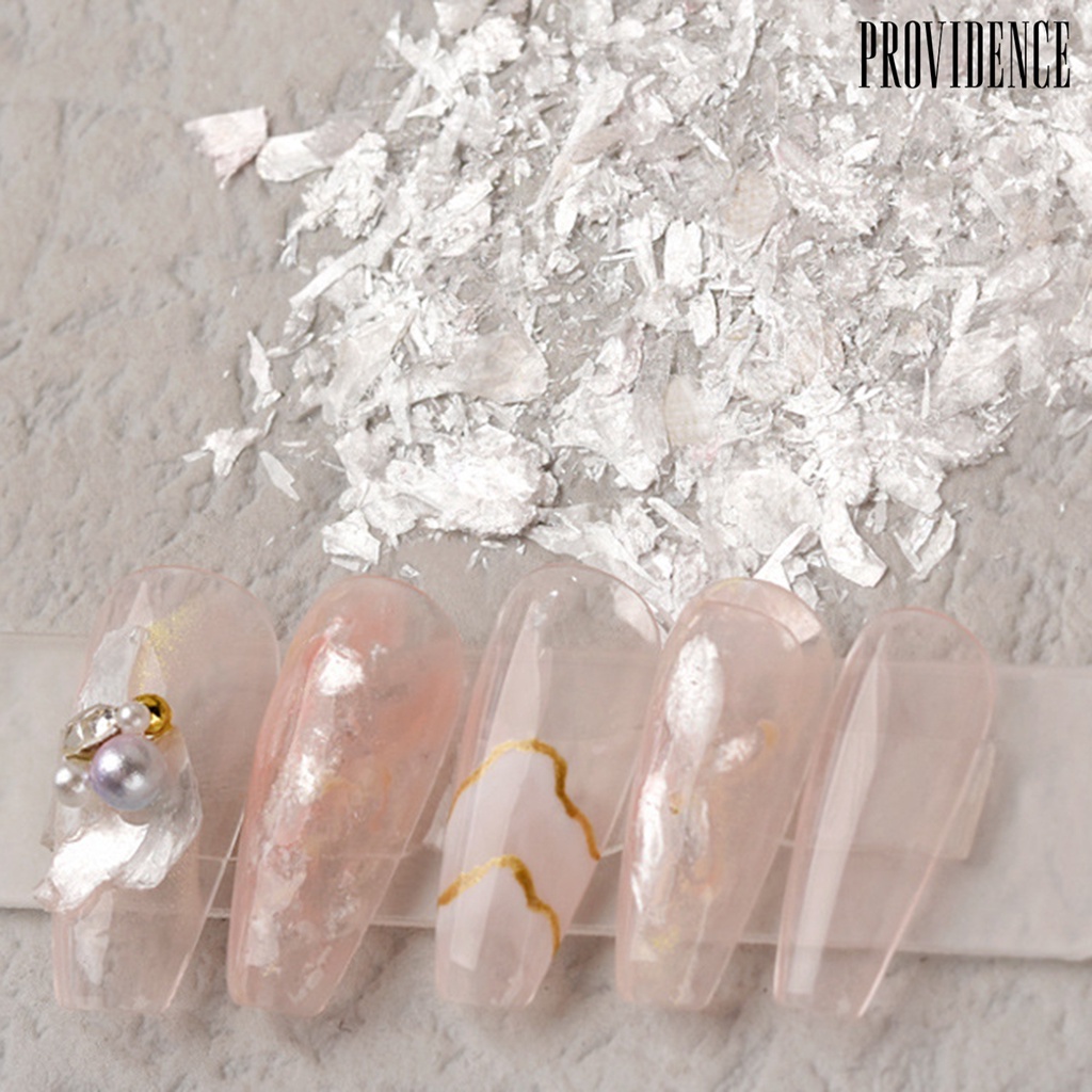 Providence 1 Box Shining Nail Sequins Fixed Tightly Shell Remove Easily Nail Flakes Makeup Accessories