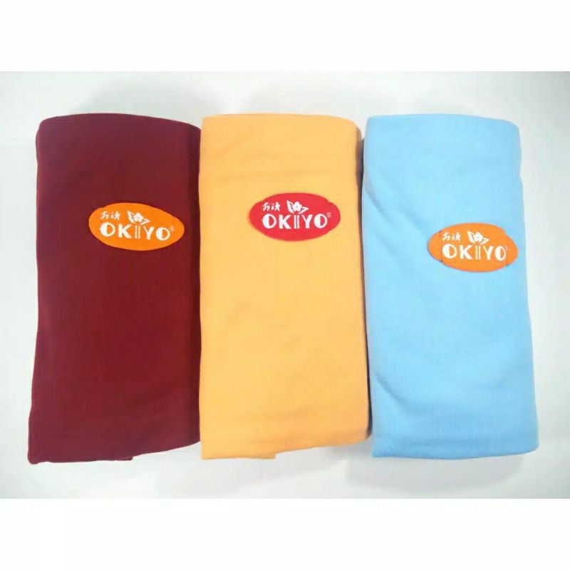 1 pcs Gendongan Kaos Geos Bayi Okiyo Polos Warna Warni M L