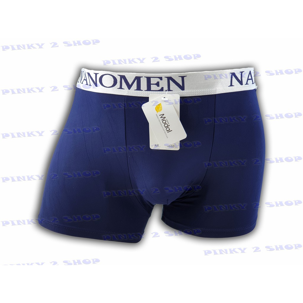 CELANA DALAM PRIA BERKUALITAS CD CELANA BOXER LAKI-LAKI DEWASA NANOMEN/RAPOLO UKURAN M,L,XL,XXL