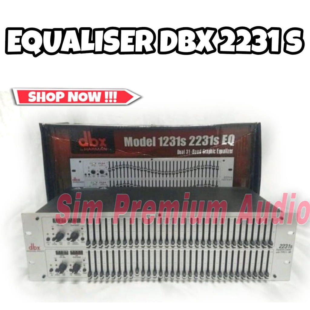 Murah Equalizer DBX 2231s 2231 s ( 2 x 31 Channel )