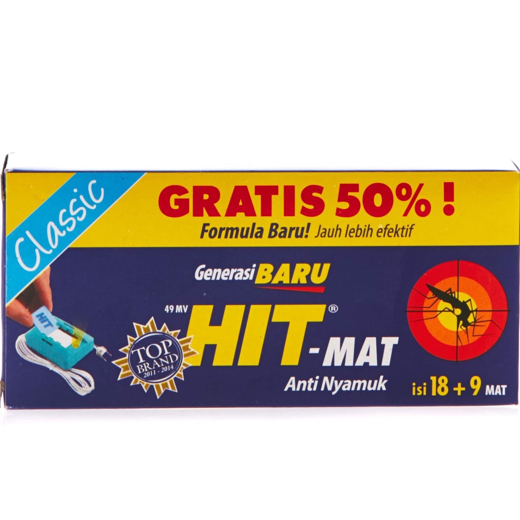 HIT Electric HIT Anti Nyamuk Elektrik Mat 18 Pcs