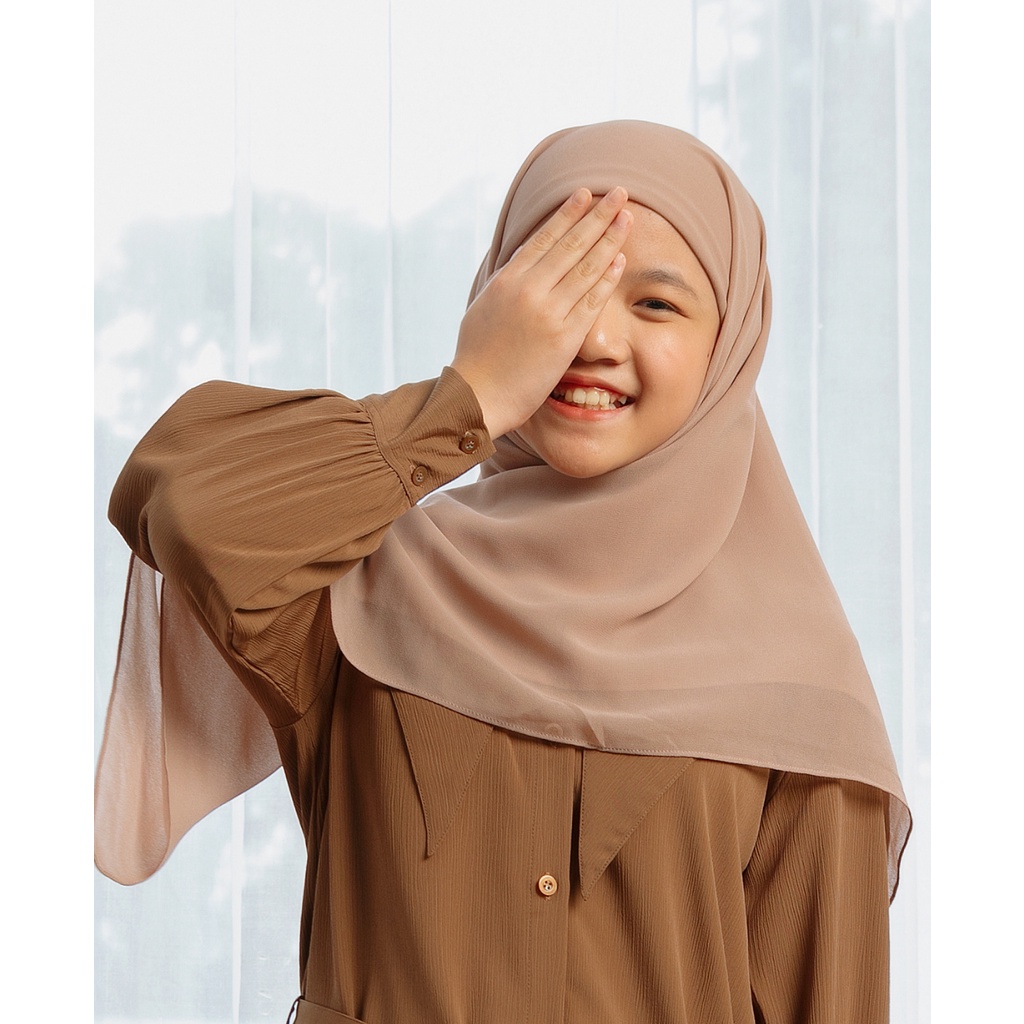 Cottoncut Haura Instan Hijab Kids Hijab Instant Square with Inner