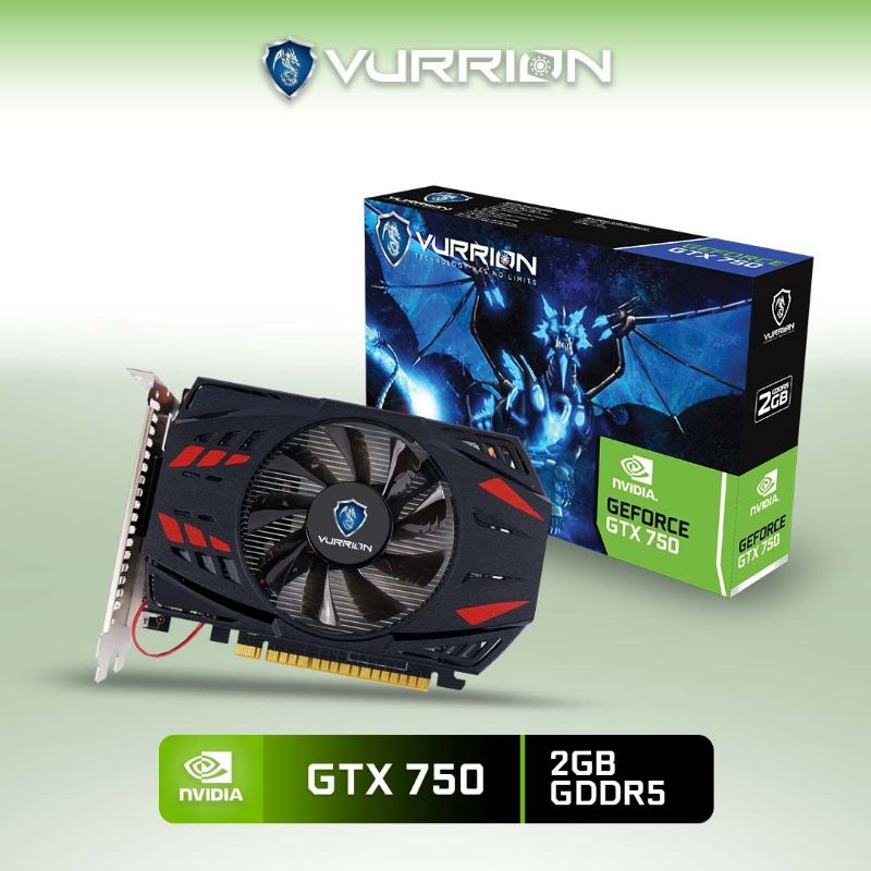 VGA AGS VURRION NVIDIA GTX750 2GB DDR5 128bit REAL CAPACITY