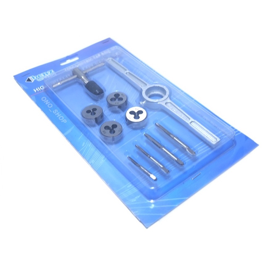 Tap &amp; Dies Set Metric - Senai Alloy SteeL 10 Pcs