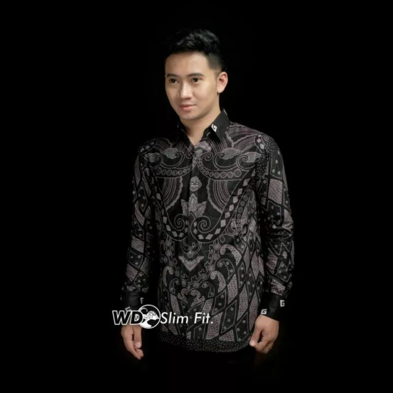 Baju Kemeja Batik Pria Dewasa Murah Lengan Panjang Modern Kondangan Mewah Premium