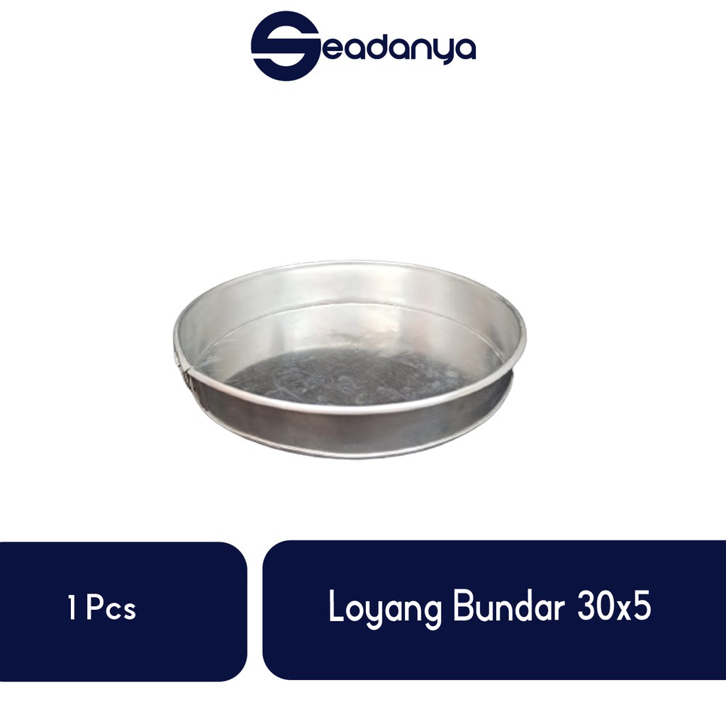 

Loyang Bundar 30x5-Loyang Bundar/Loyang Bentuk Bundar/Loyang Bulat/Loyang Ukuran 30x5/Loyang Bundar Terlaris/Loyang Bundar Termurah