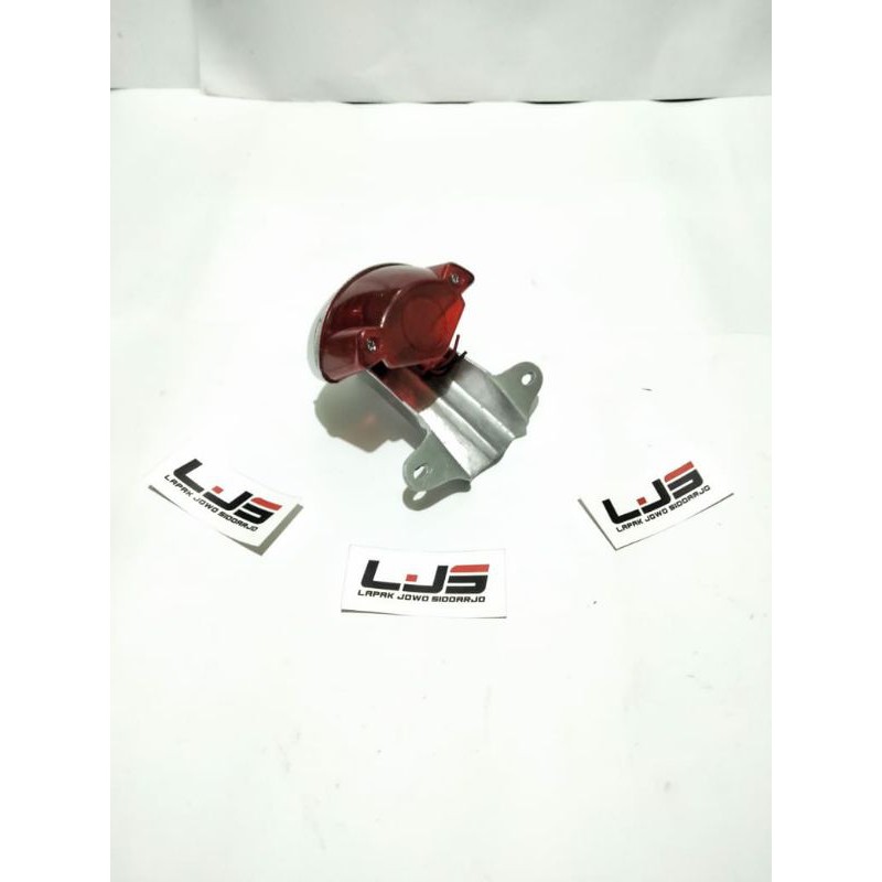 STOPLAMP CB MODEL KATAK KODOK SET PANGKON V80 BAHAN DIRAL POLES