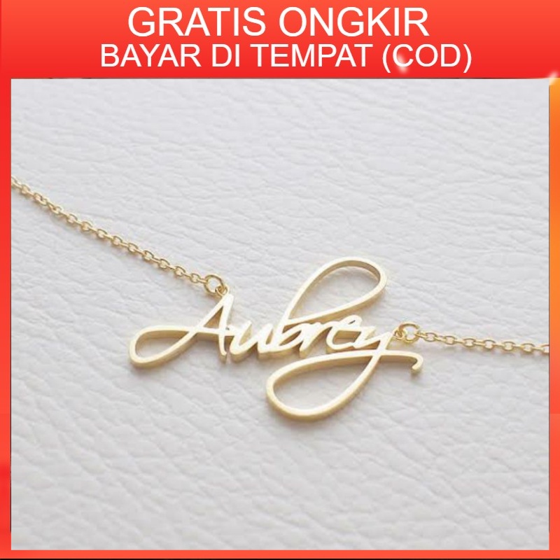 Kalung nama titanium xuping