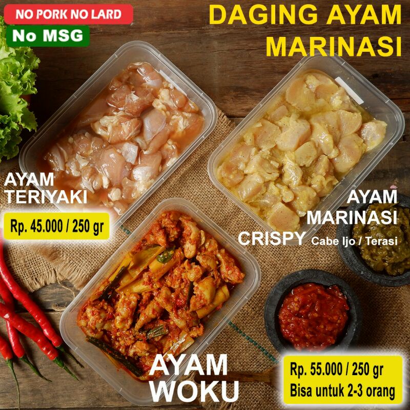 

Daging Ayam Marinasi Crispy (Frozen)