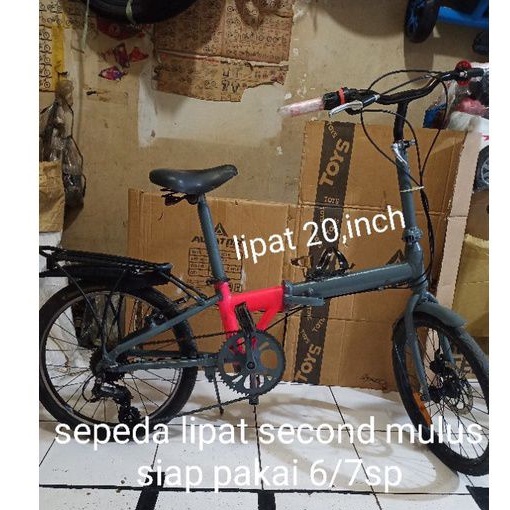 Sepeda Lipat  6/7,speed rd- shimano ukrn-20,inch second