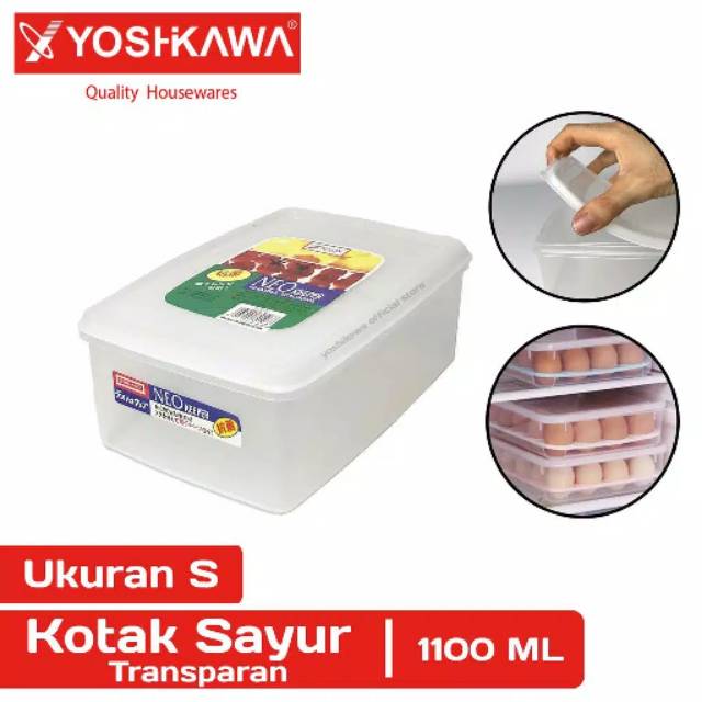 KOTAK-SAYUR-TRANSPARAN MINOWA EVL-K-0126-S