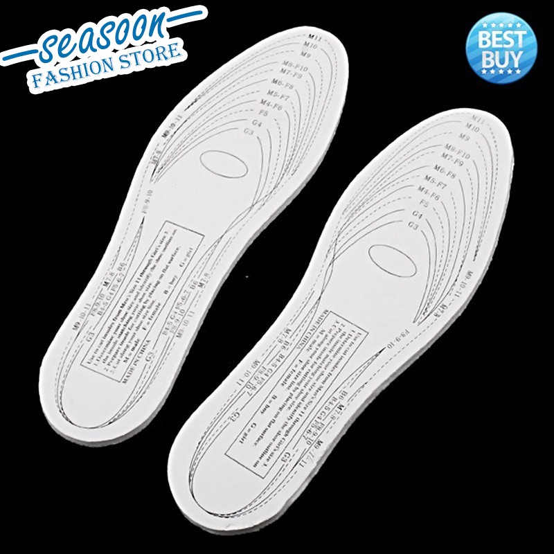 Insole Sisipan Sepatu Pereda Sakit Tumit Kaki Untuk Pria dan Wanita, Bahan Lembut dan Nyaman Bisa Semua Ukuran (35-46)