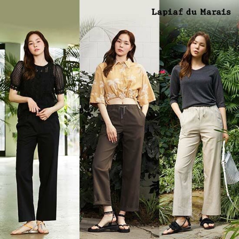 Lapiaf Linen Pants Wanita