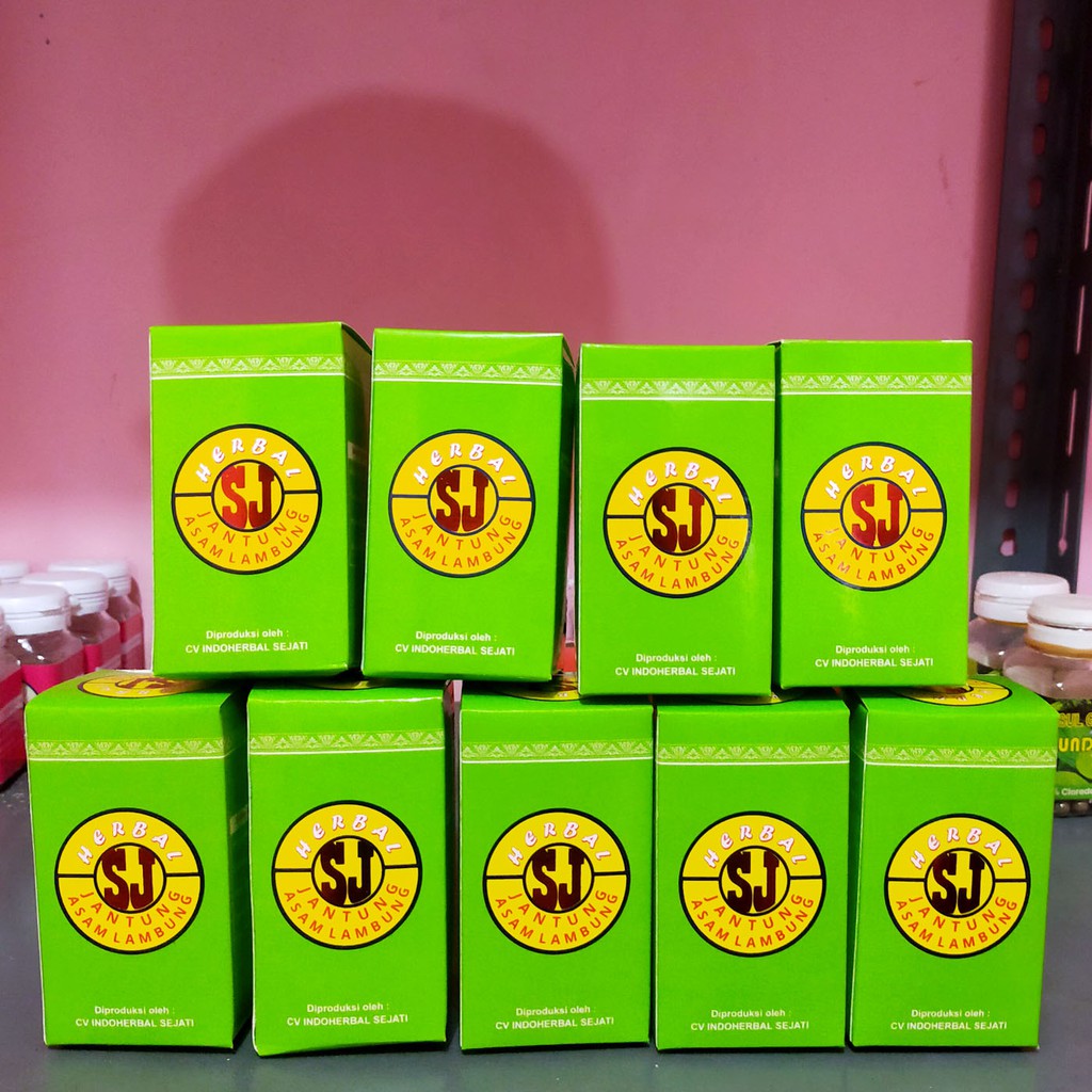 Obat Asam Lambung Herbal Produk SJ isi 30 Kapsul