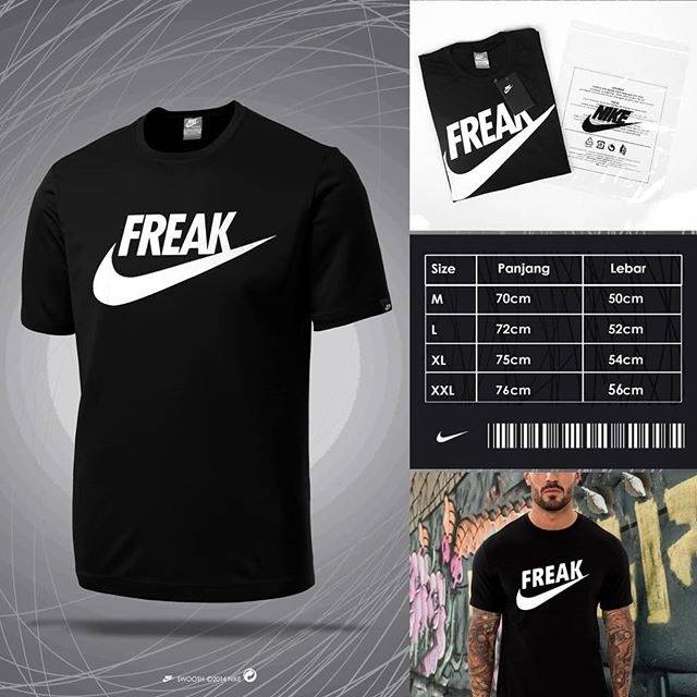 TEES NIKE FREAK (BLACK)