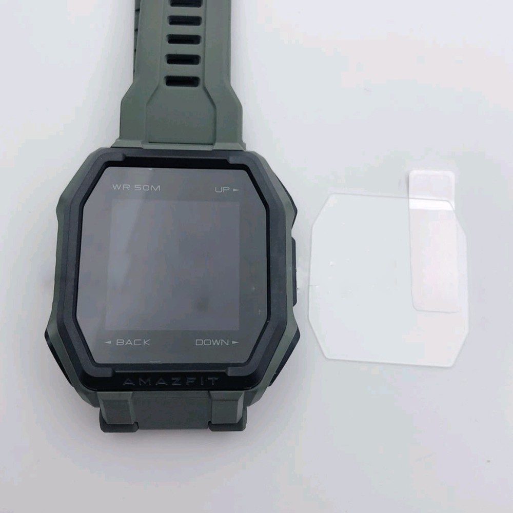 Pelindung Layar Tempered Glass Hd Anti Gores Untuk Smartwatch Xiaomi Huami Amazfit Ares