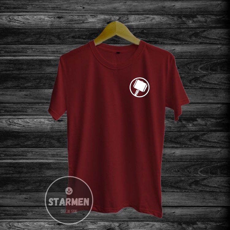 Kaos Distro Pria T-Shirt Motif Kata Kata THOR