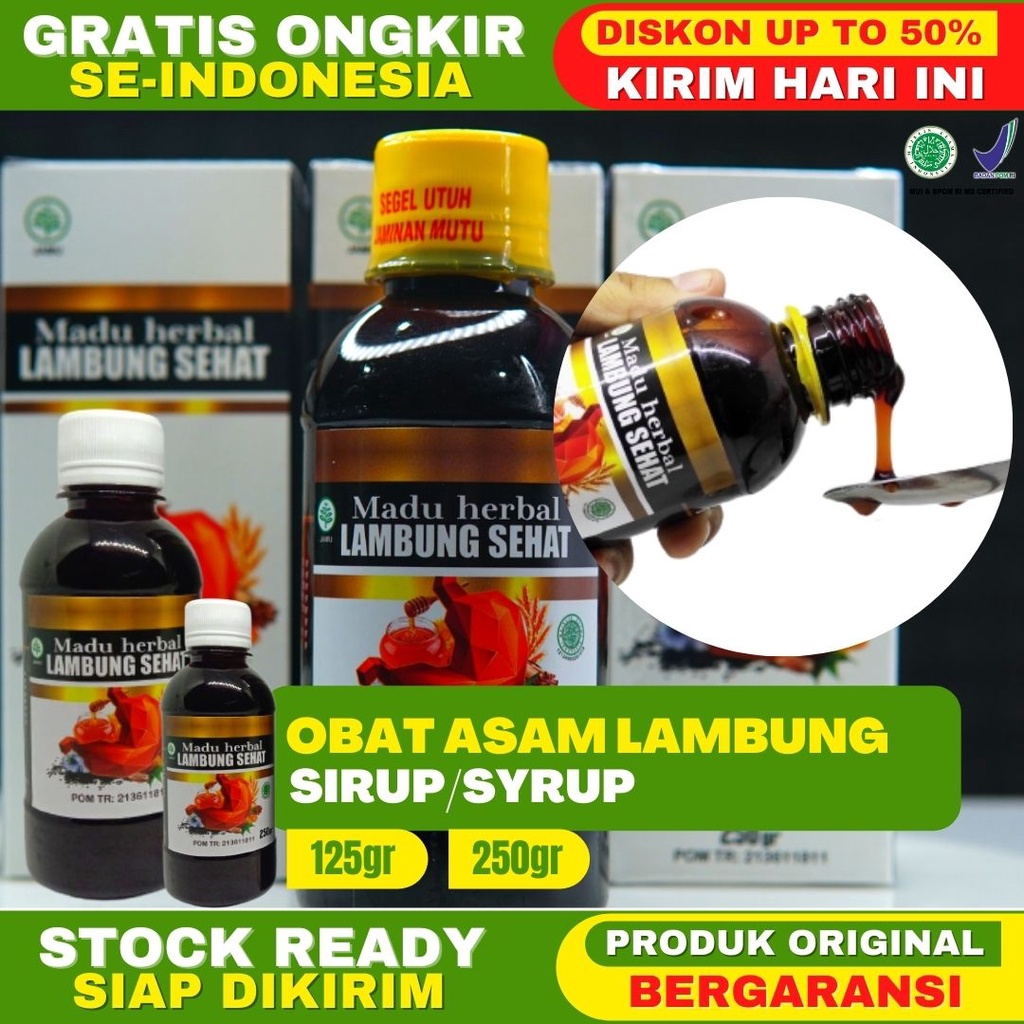 Obat Asam Lambung Sirup Obat Maag Sirup Obat Gerd Sirup Obat Syrup Obat Sirop MADU HERBAL LAMBUNG SE