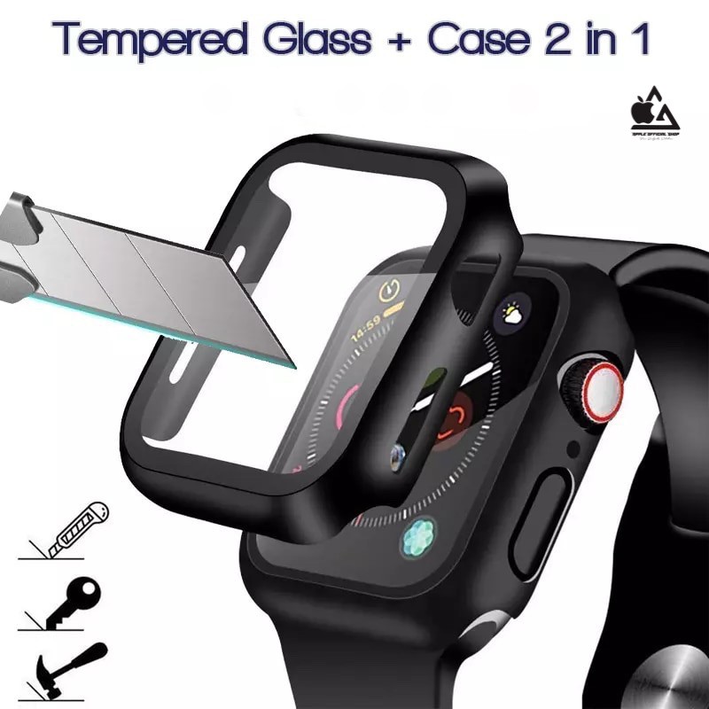 Tempered Glass Case APPLE WATCH 38mm 40mm 42mm 44mm Matte Cover iWatch DOVE Anti Scratch Screen Protector Anti Gores Apple Watch