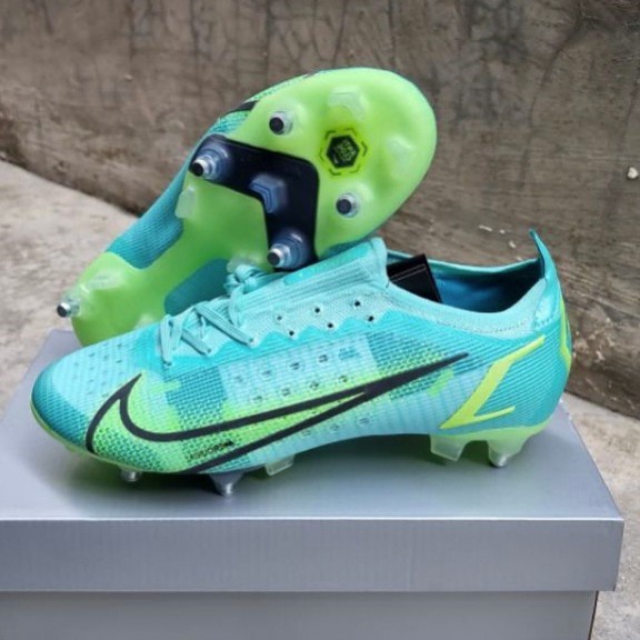 Sepatu Bola Nike Vapor14 Elite Impluse Pack Hijau Green anticlog Ac Soccer Sepak Bola Olahraga