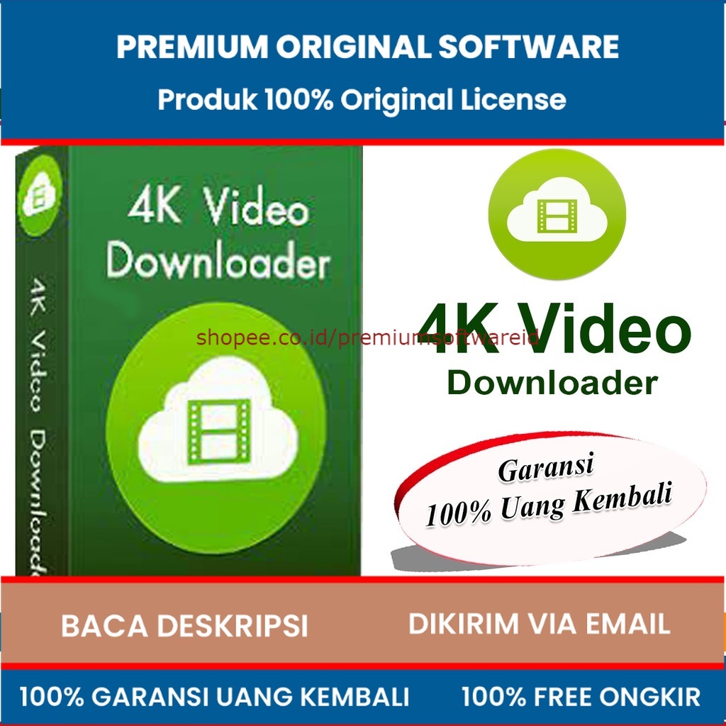4K Video Downloader Premium 2022 License Lifetime + Video Cara Instal