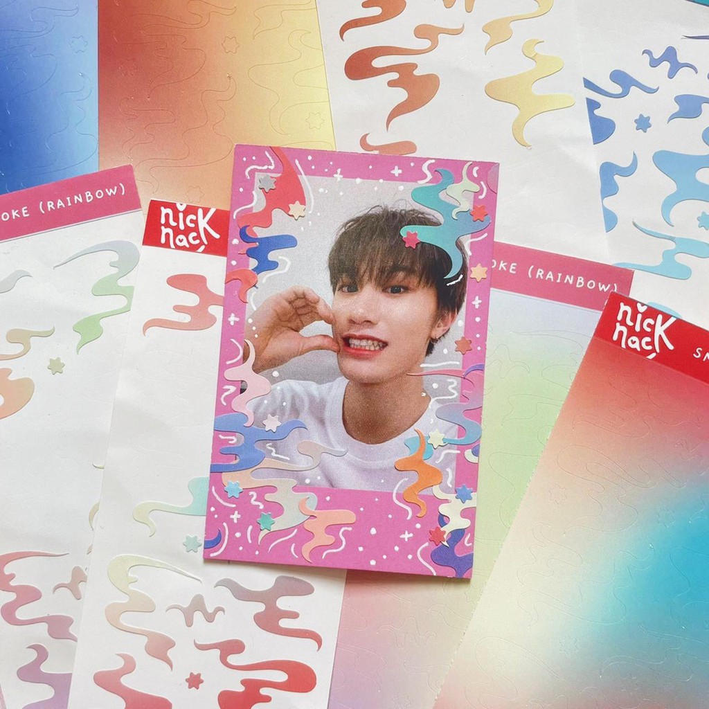 

Colourful Smoke Deco Sticker (Kiss Cut)