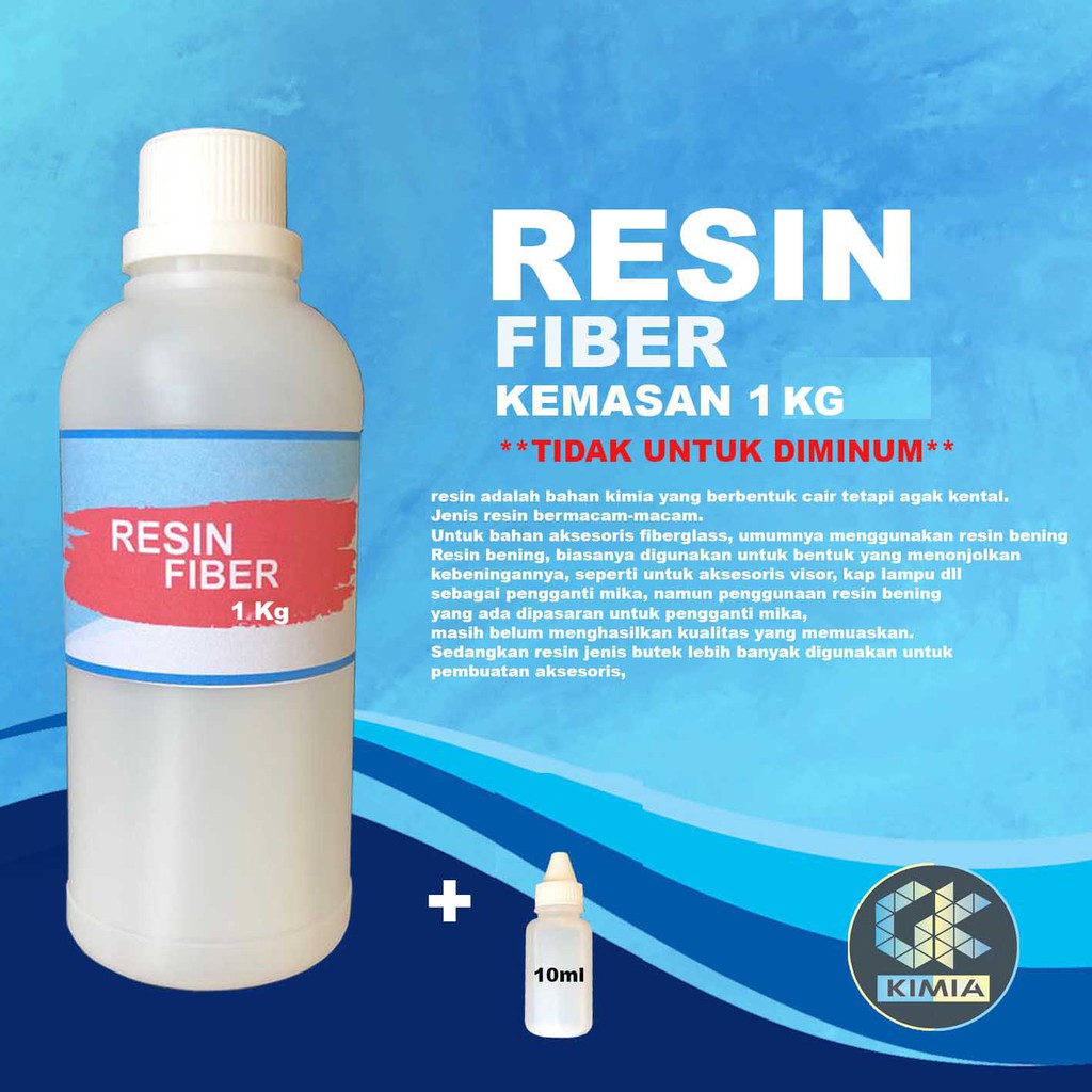 resin bening 1kg + katalis