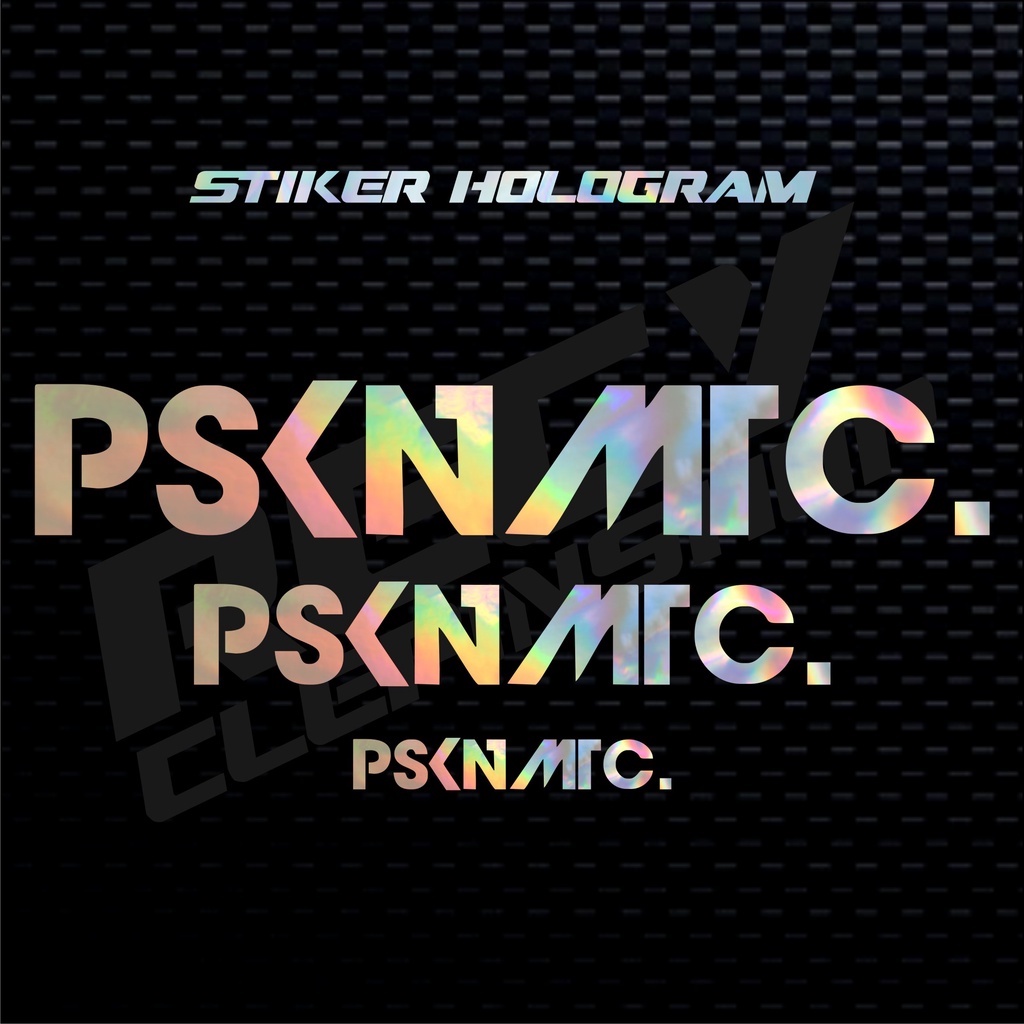 STIKER PSKNMTC HOLOGRAM / STICKER CUTTING MOTOR