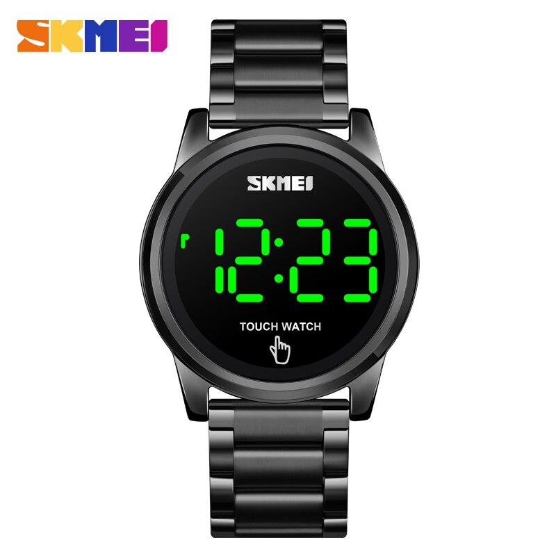 SKMEI Jam Tangan Digital Pria Strap Stainless Steel 1684