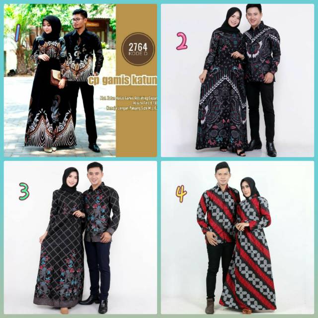 COUPLE BATIK KEMEJA LENGAN PANJANG