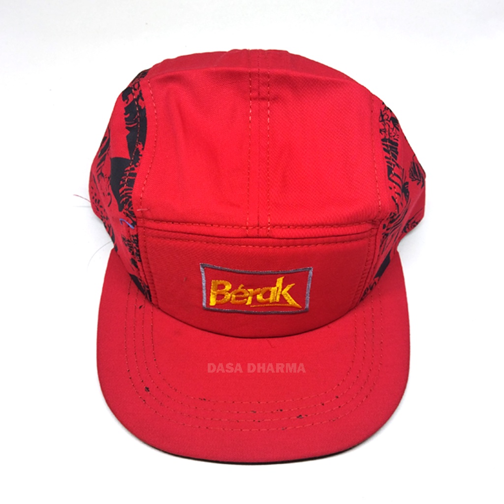 Topi Snapback Hip Hop Pria Distro Bordir Merah