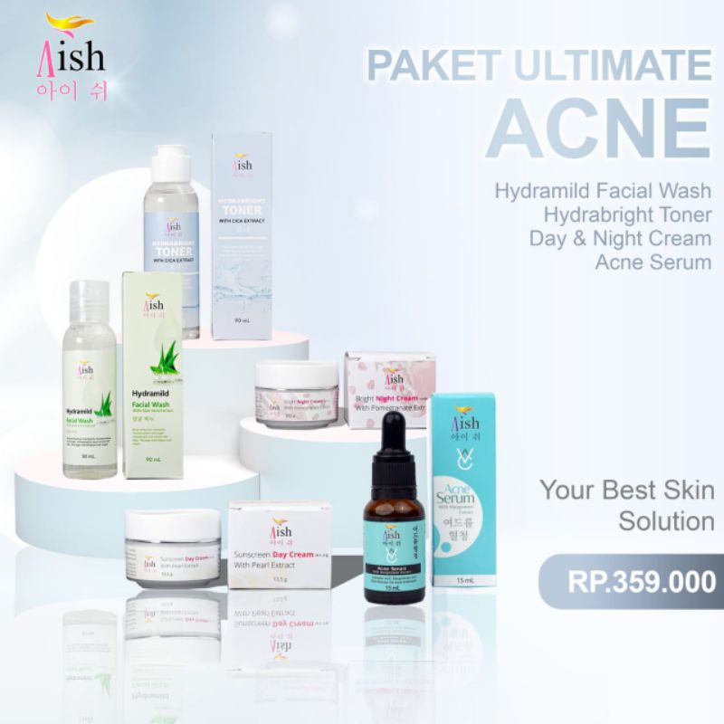 Aish/Paket Ultimate Acne/serum