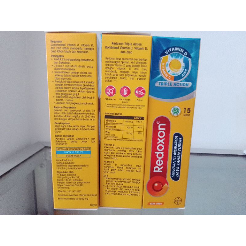 Redoxon Triple Action 15 tablet