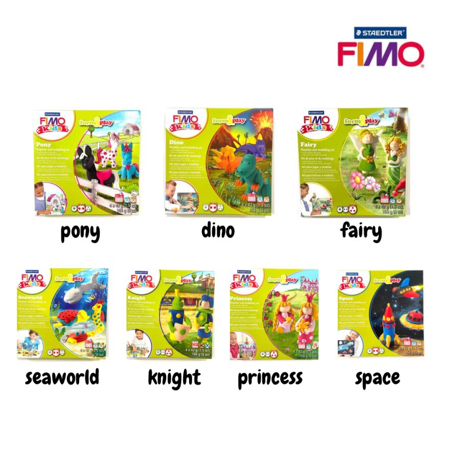 Polymer clay fimo kids bahan clay kerajinan tangan anak kreativitas