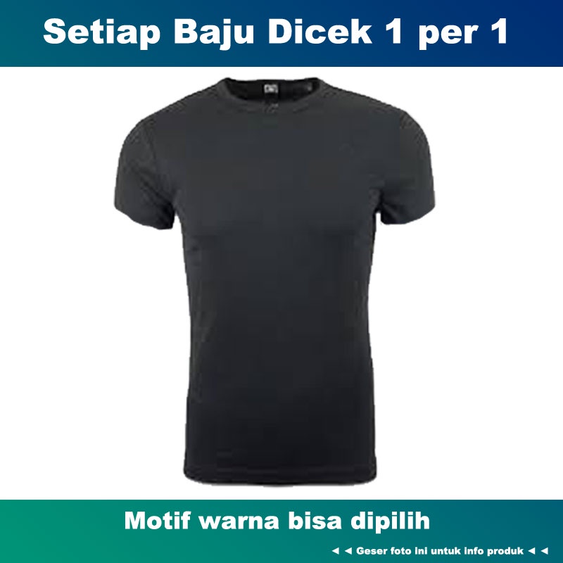 Kaos Dalam Pria Short Sleeve (fit to 80 kg; height 175 cm) Pakaian Dalam Dewasa Baju Dalam