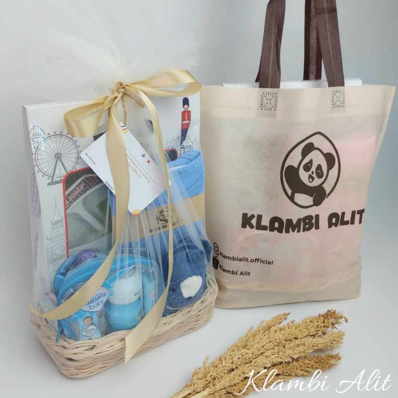 Klambi Alit Hampers Bayi Keranjang / Kado Bayi / Kado Lahiran / Hampers Rotan