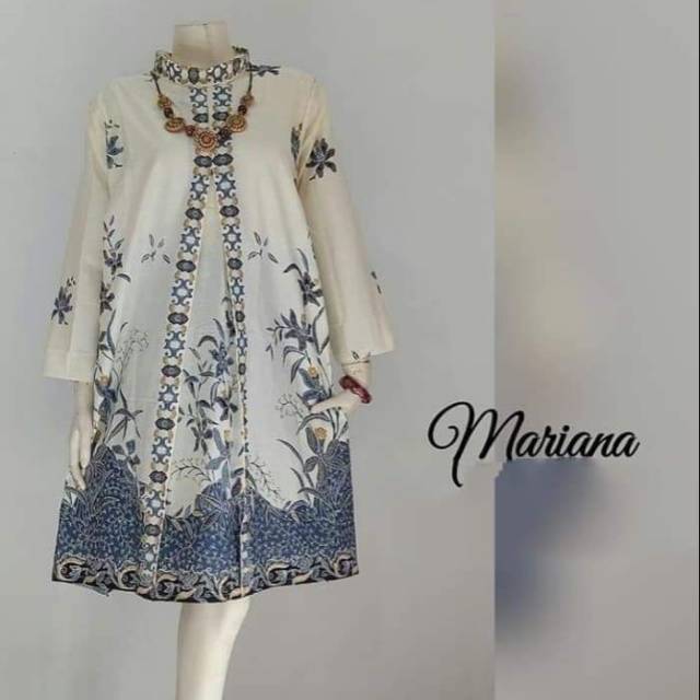  TUNIK BATIK PEKALONGAN  MOTIF MARIANA KATUN ALLSIZE 