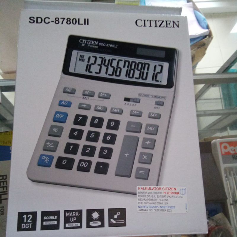 

kalkulator citizen sdc -8780 LII
