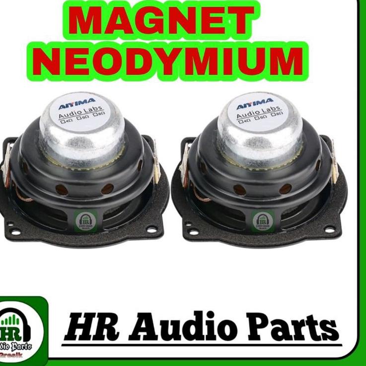 Tidak Diragukan.. Speaker Neodymium 2.25" Inch 10W 4 Ohm 55mm 5.5Cm Aiyima Strong Magnet Neodymium
