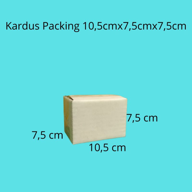

Kardus Packing Putih 10,5cmx7,5cmx7,5cm