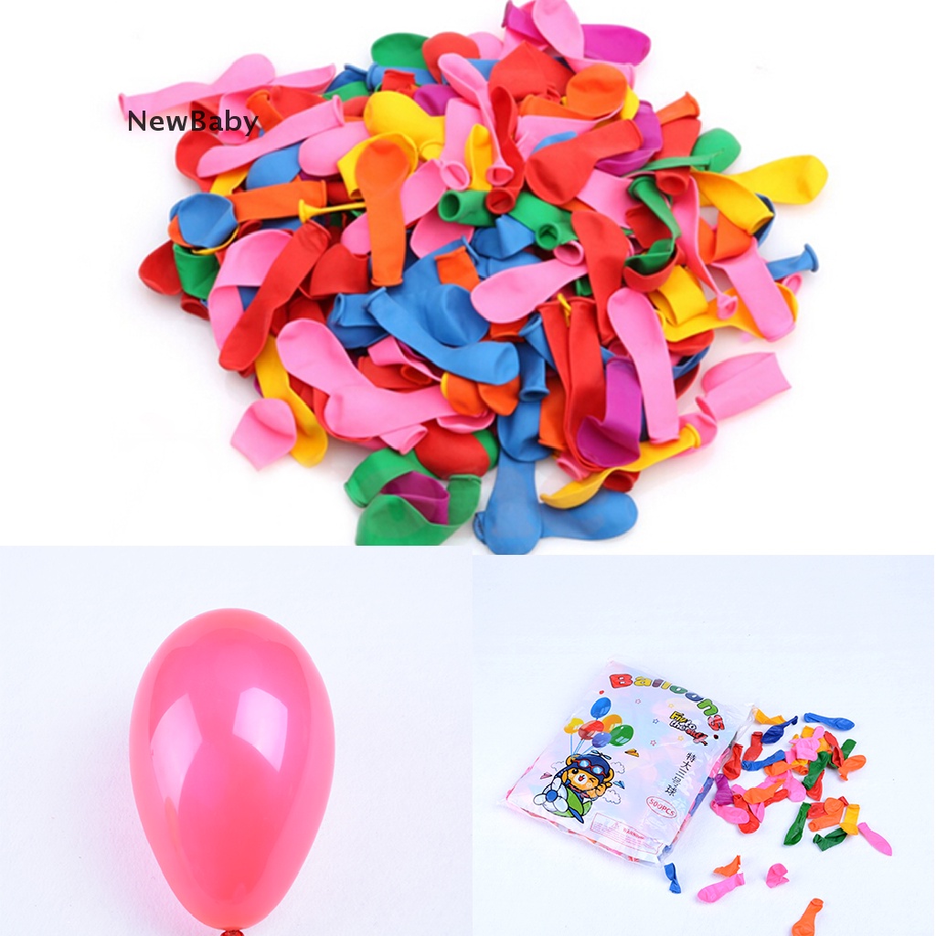 500pcs / Set Bom Balon Air Warna-Warni Untuk Pesta