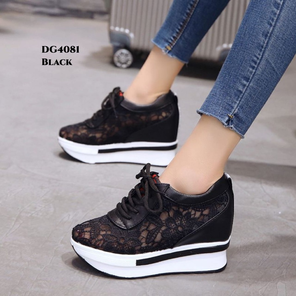 PRF Sneakers High Wedges Fashion Korea Anti Slip On DG4081