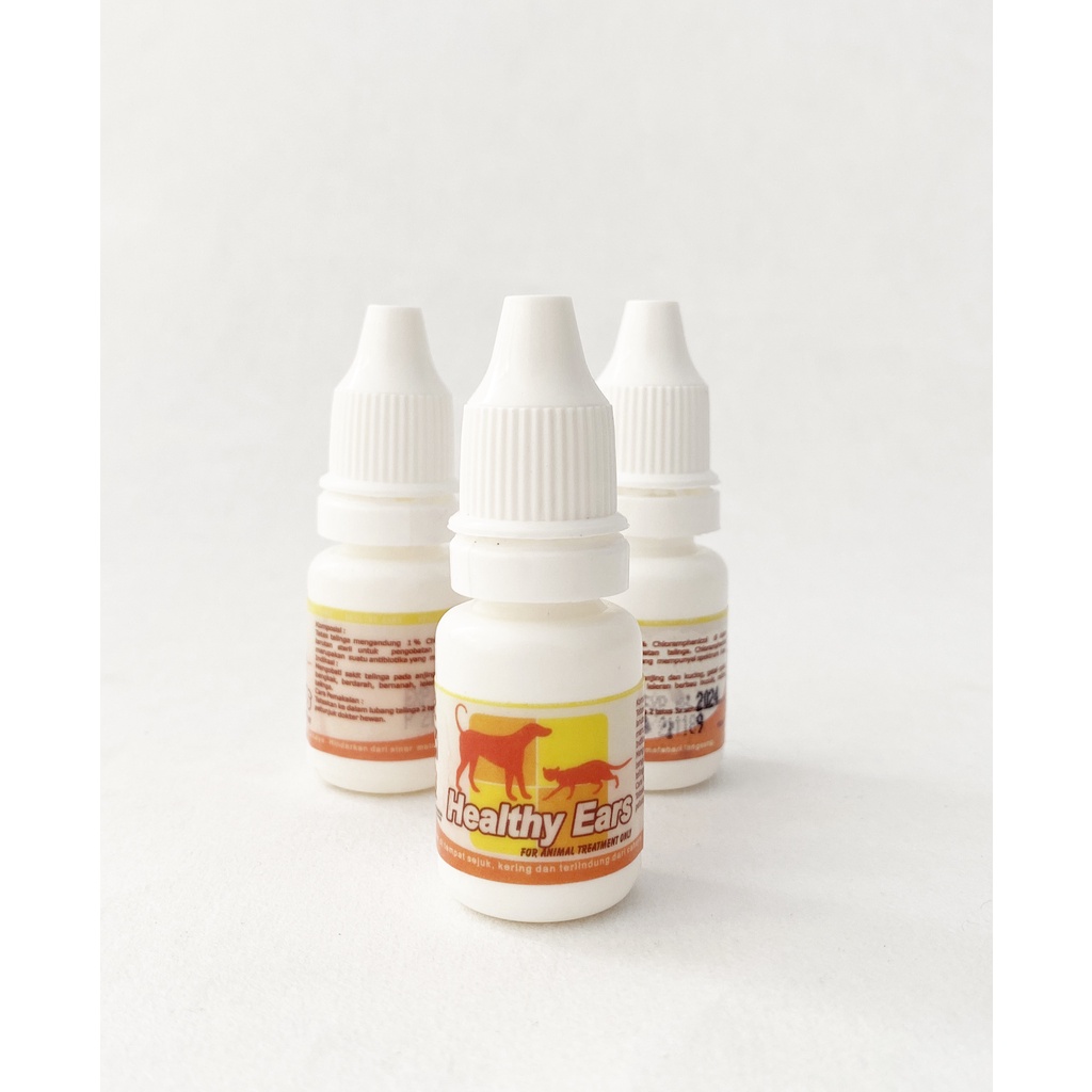 Healthy Ears 10 ml - Obat Tetes Sakit Radang Telinga Kucing Anjing