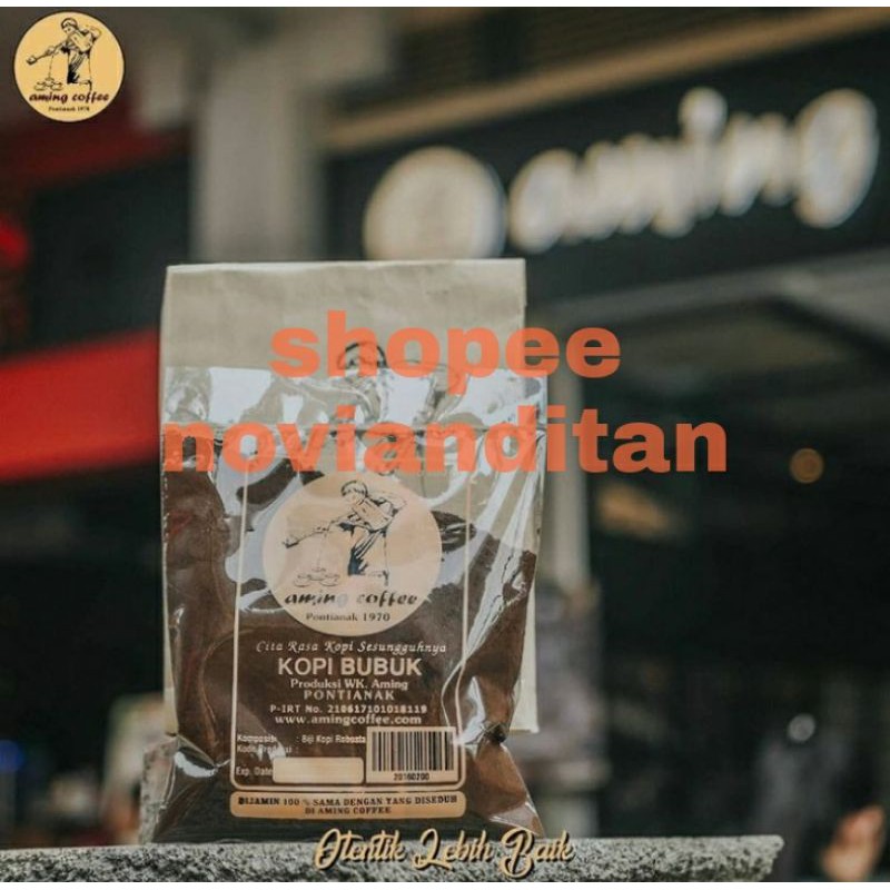 

PROMO - KOPI AMING KOPI BUBUK AMING COFFEE - ASLI KHAS PONTIANAK UK. 200 GR / 500 GR / 1 KG