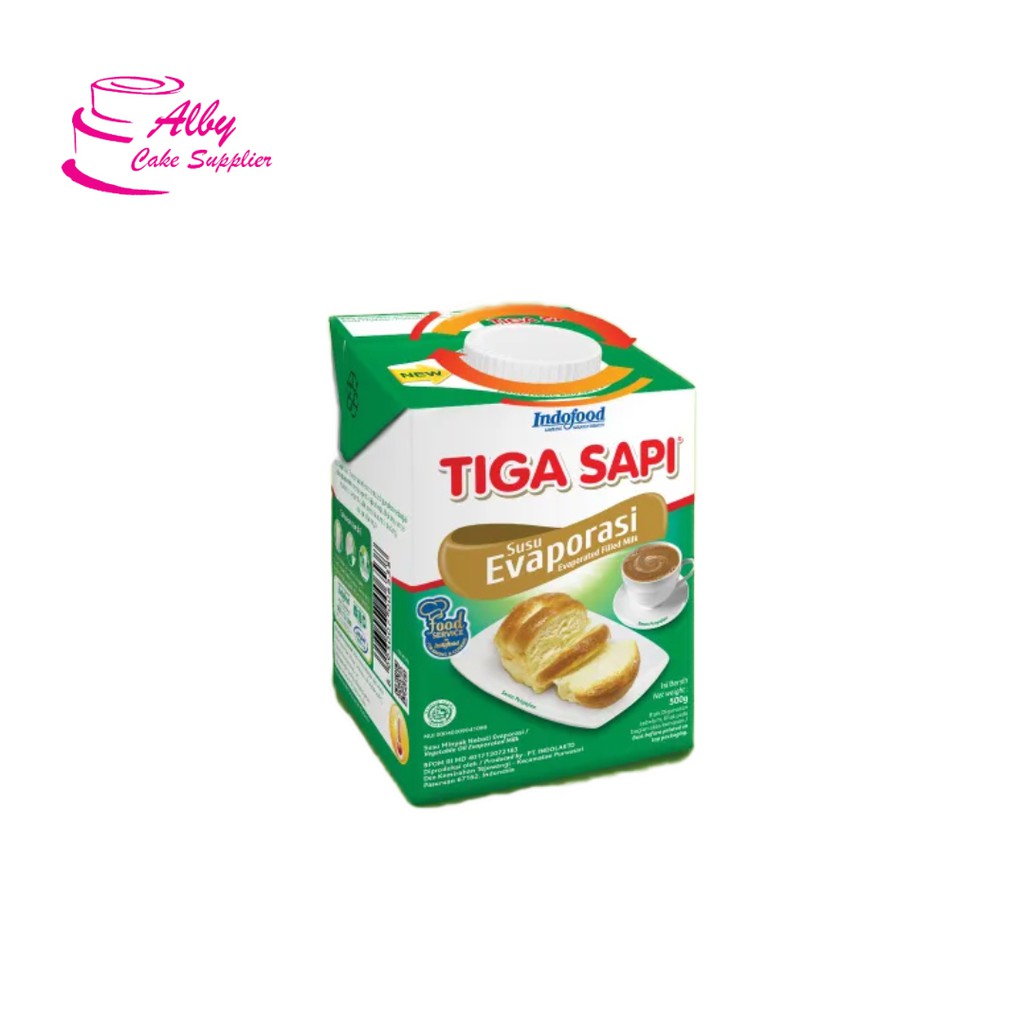 

Indofood Tiga Sapi Susu Evaporasi 500g